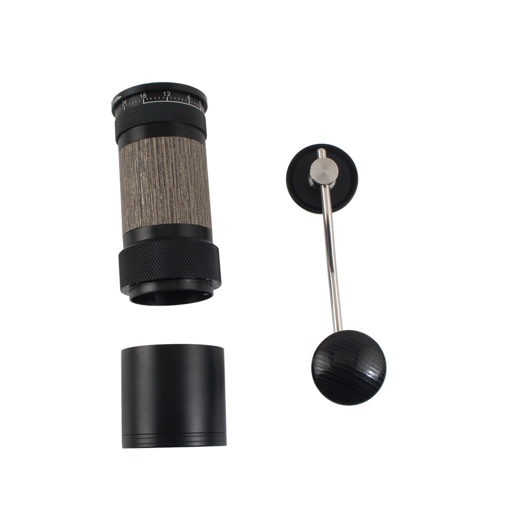 Hand Coffee Grinder With Magnet Catch Cup for French Press, External Adjustable Design — 3
