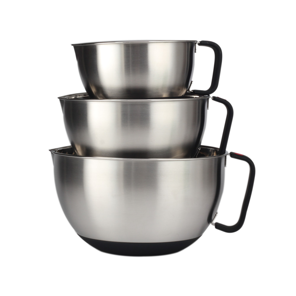 Stainless Steel Nesting Mixing Bowls Set — 2