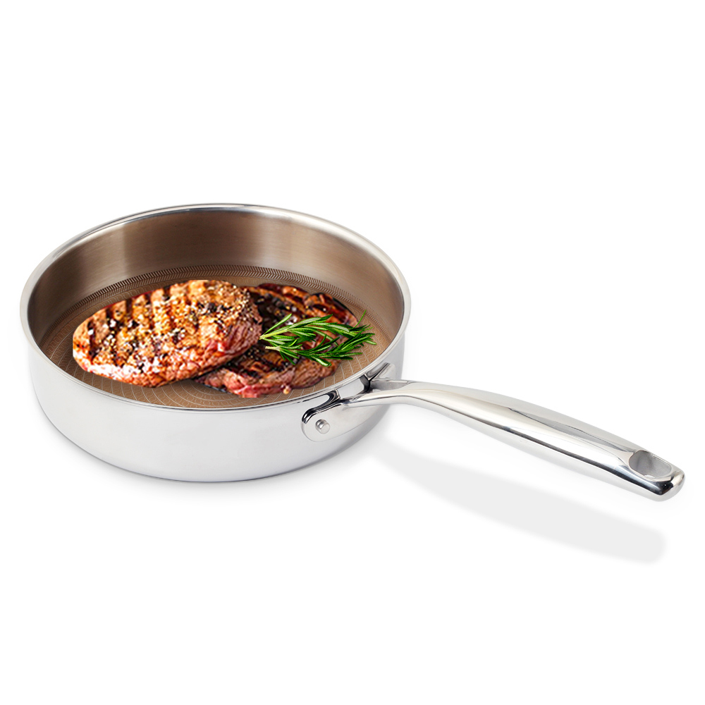 Honeycomb Tri-Ply Coating Anti Scratch Skillet — 3