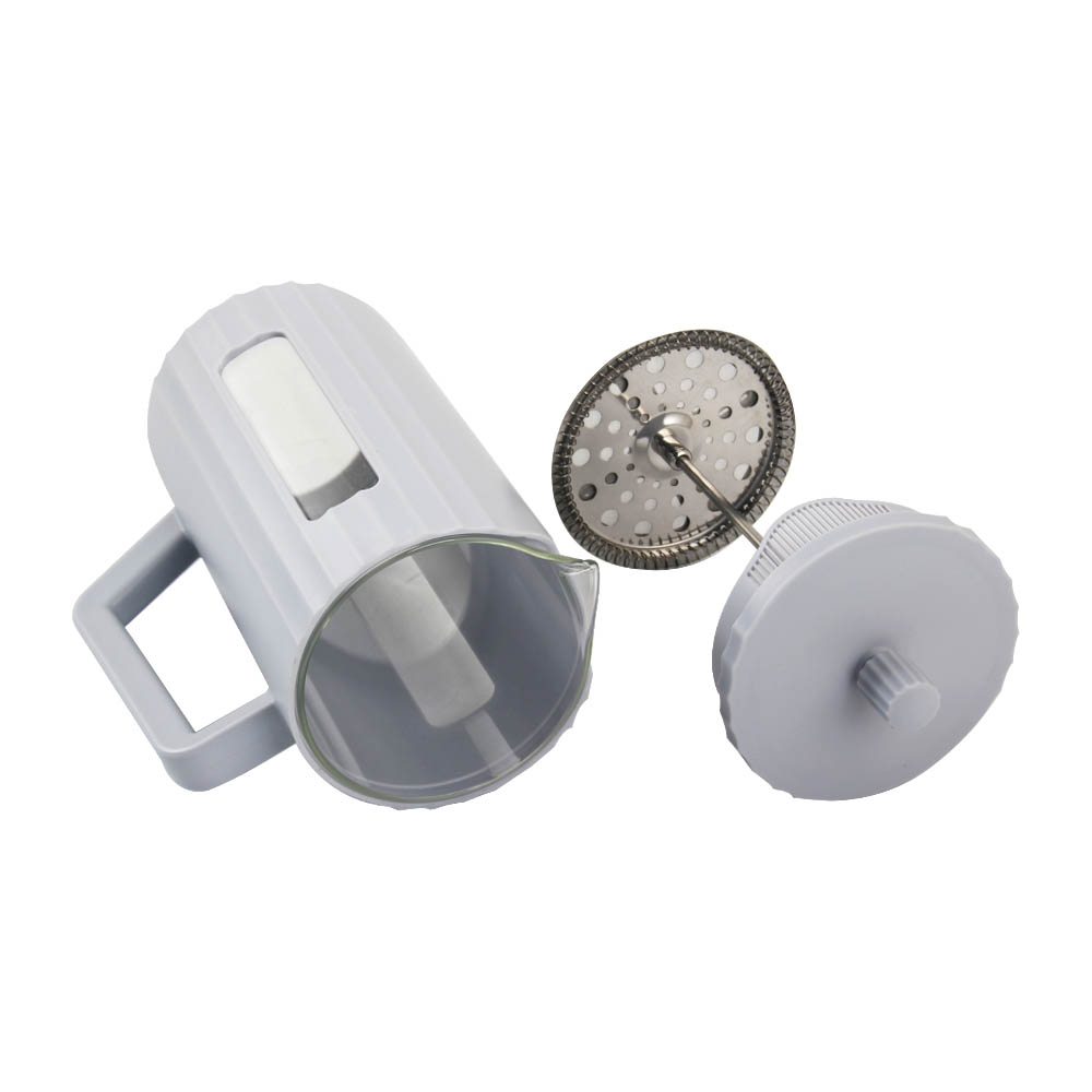 Stainless Steel Plunger System & Durable Borosilicate Heat Resistant Glass Coffee Press — 7