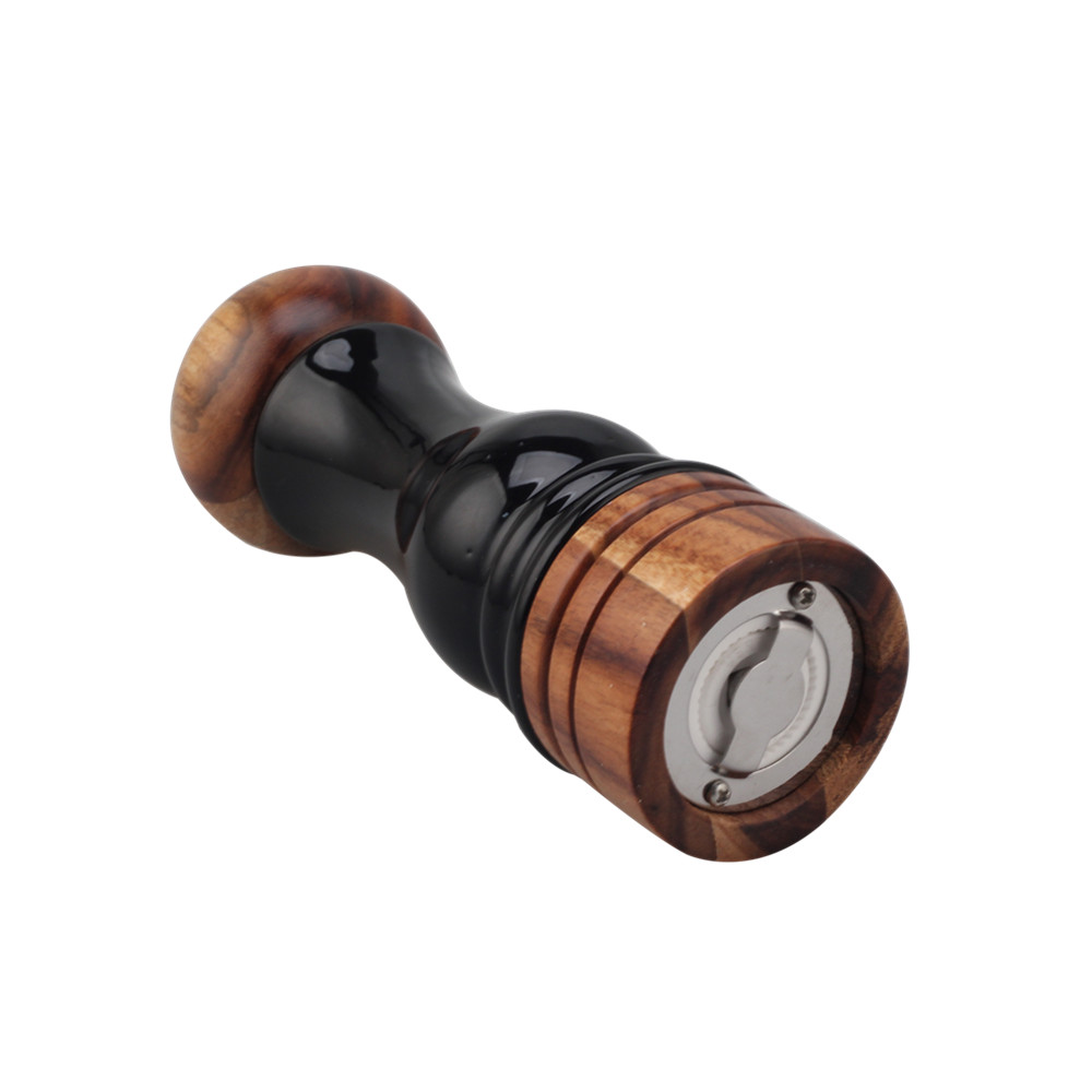 Wooden Pepper Grinder With Adjustable Stainless Steel Grinder — 4