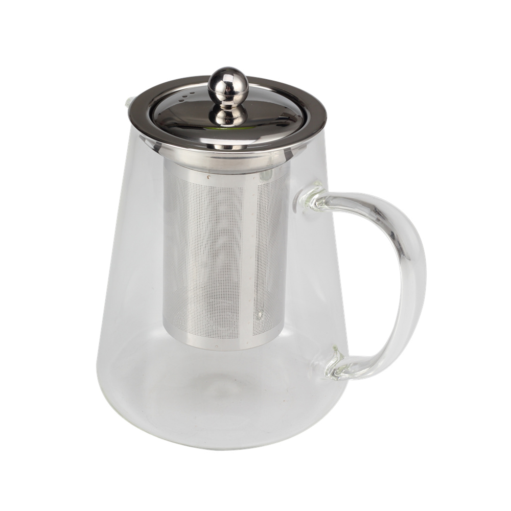 Borosilicate Tea Pot With Removable Stainless Steel Infuser — 4
