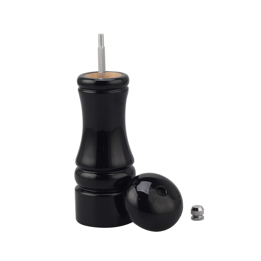 Modern Wooden Spice Mill, 6.4 in, Natural — product information