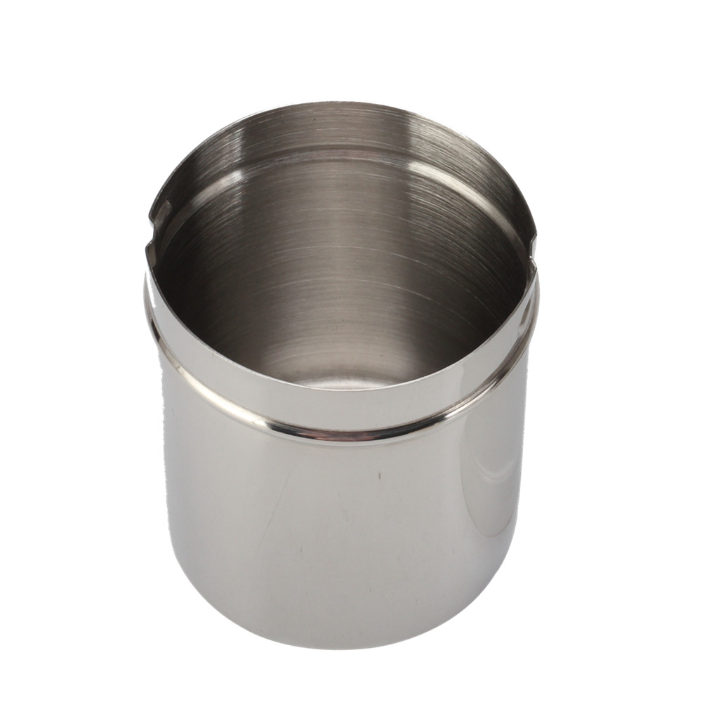 Stainless Steel Powder Shaker Mesh Chocolate Shaker Flour Coffee Sifter Jars — 6