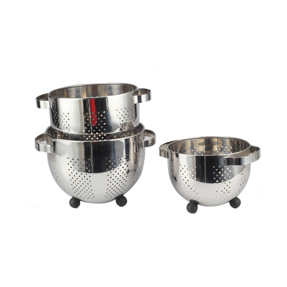 Stainless Steel Colander With Ball Point Feet