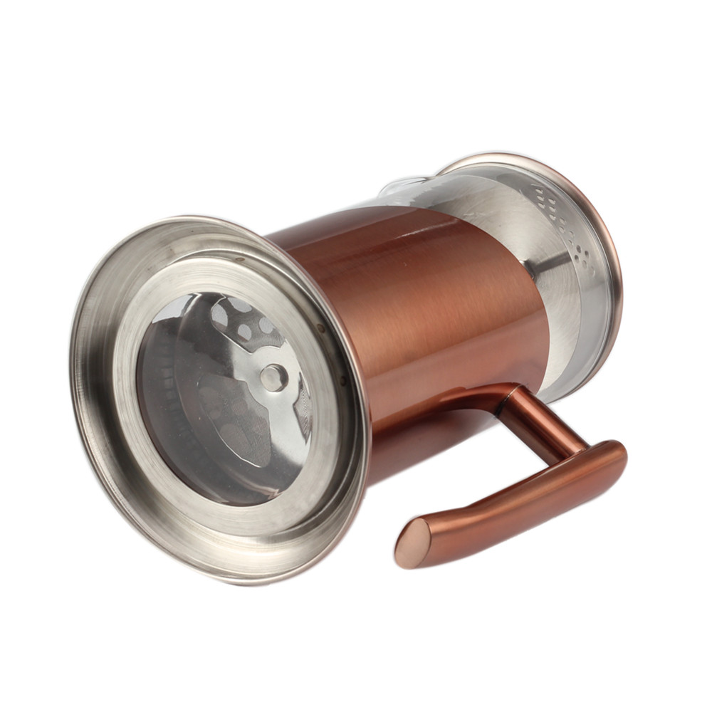 Glass Stainless Steel Coffee Press 1L — 4