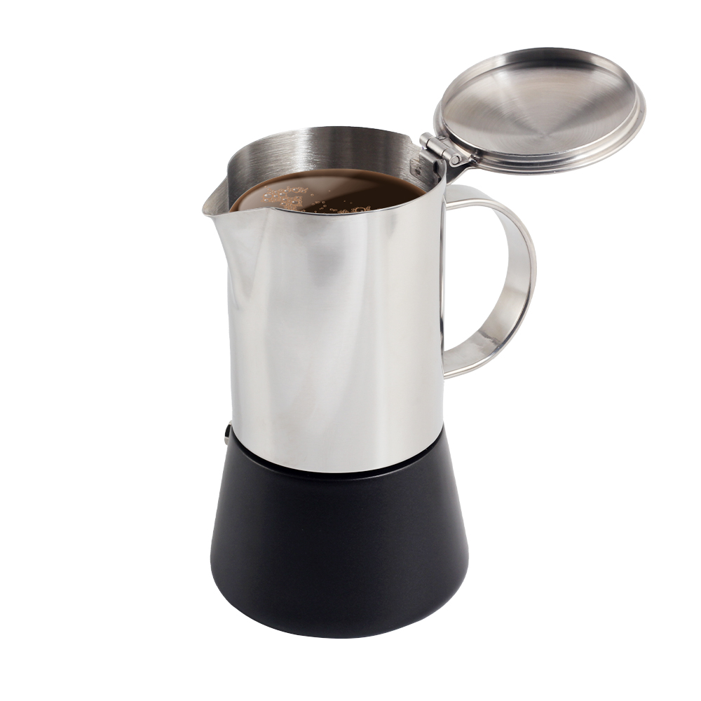 Stovetop Espresso Maker Stainless Steel Italian Coffee Machine Maker — 7