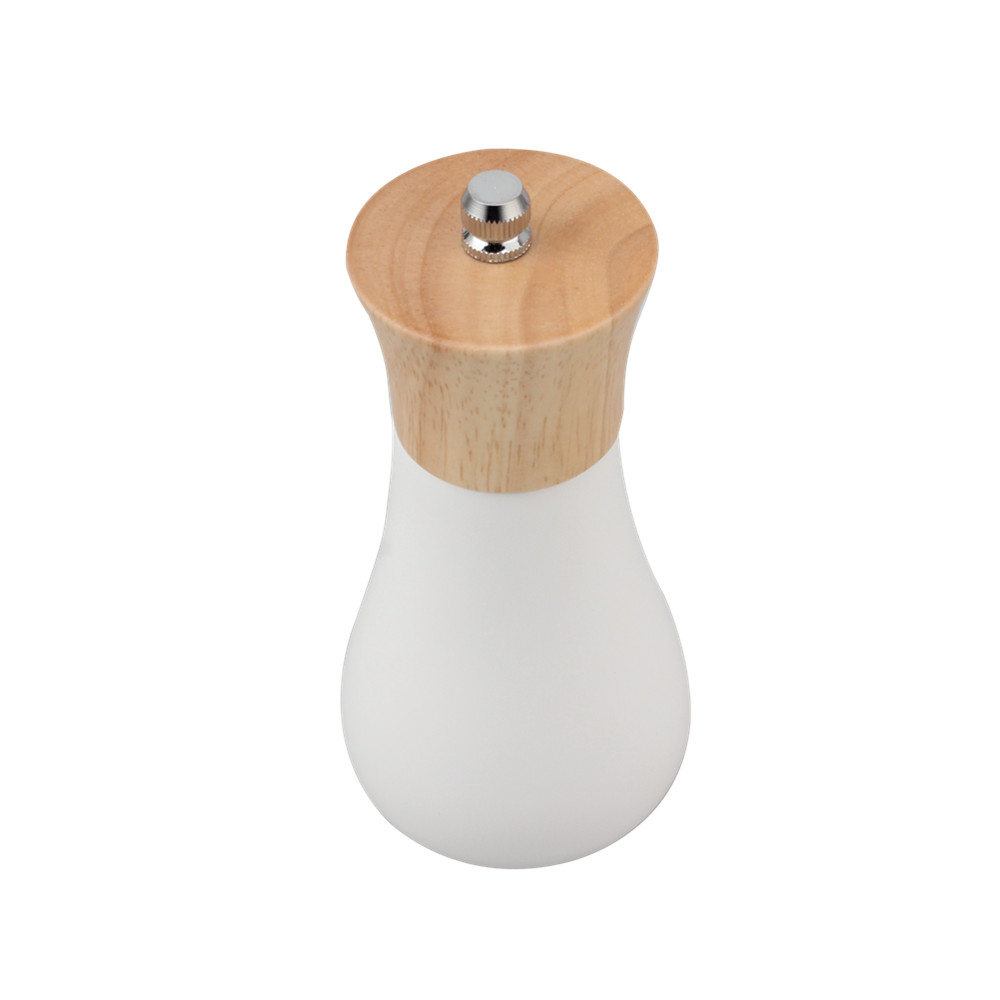 Wooden Salt And Pepper Grinder, Adjustable Coarseness With Ceramic Grinders — 2