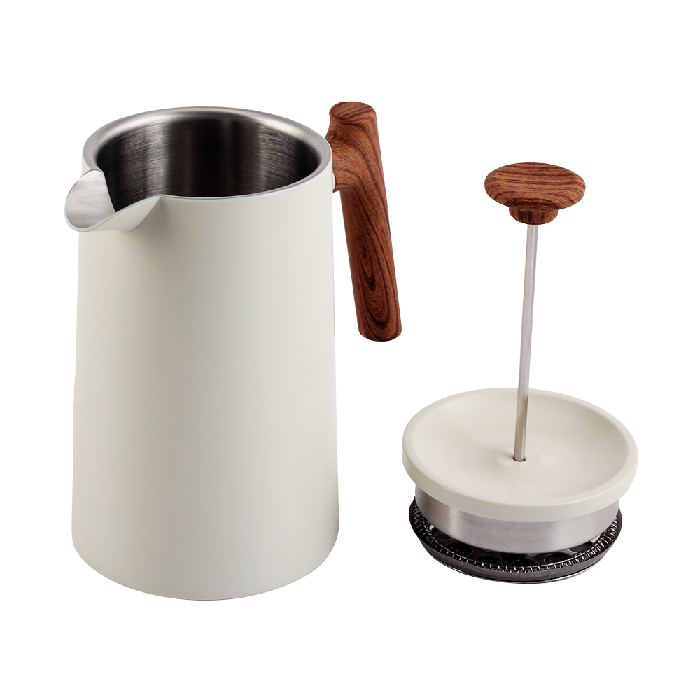 1000ml Stainless Steel Double Wall Coffee Maker — 6