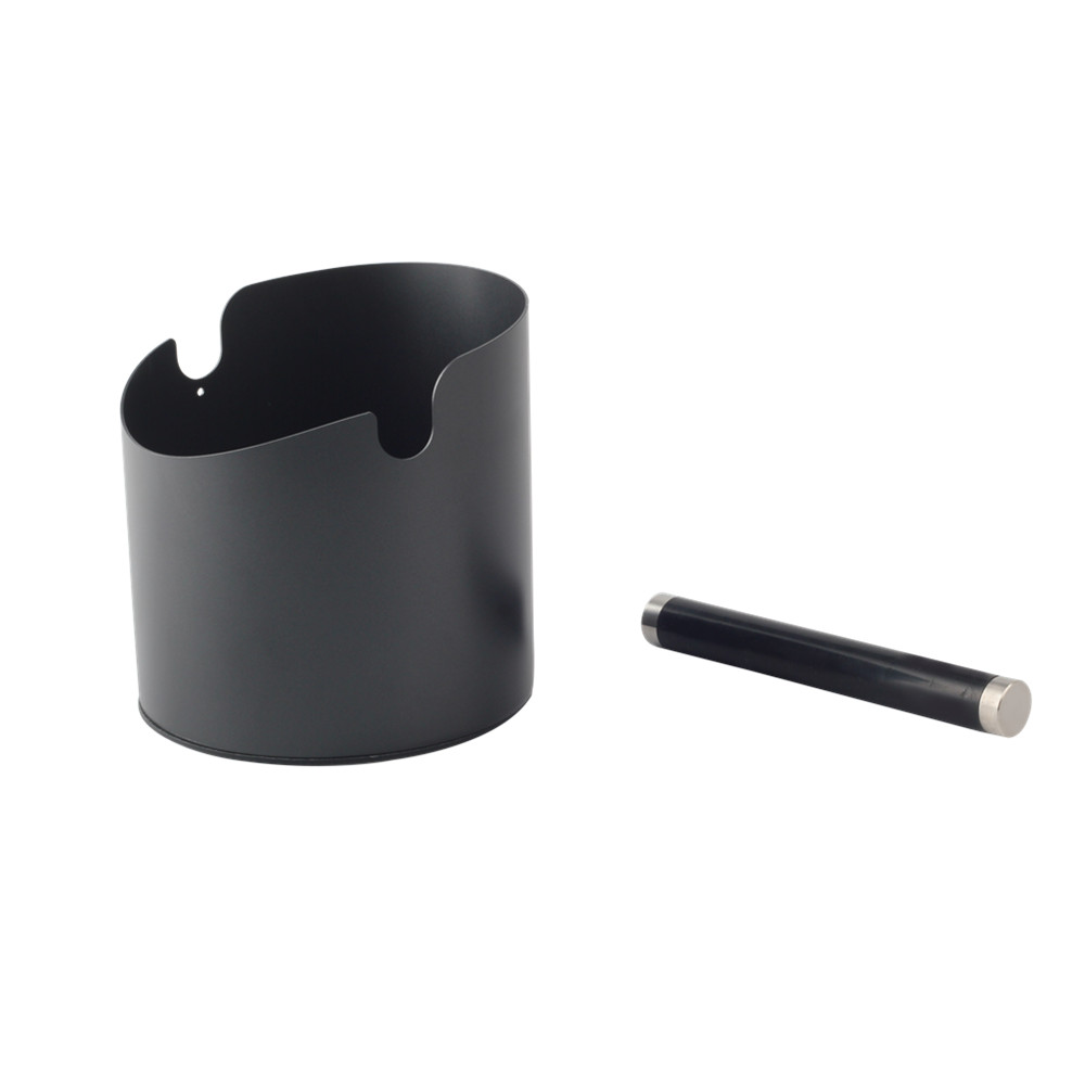 Coffee Knock Box Black With Removable Knock Bar — product information