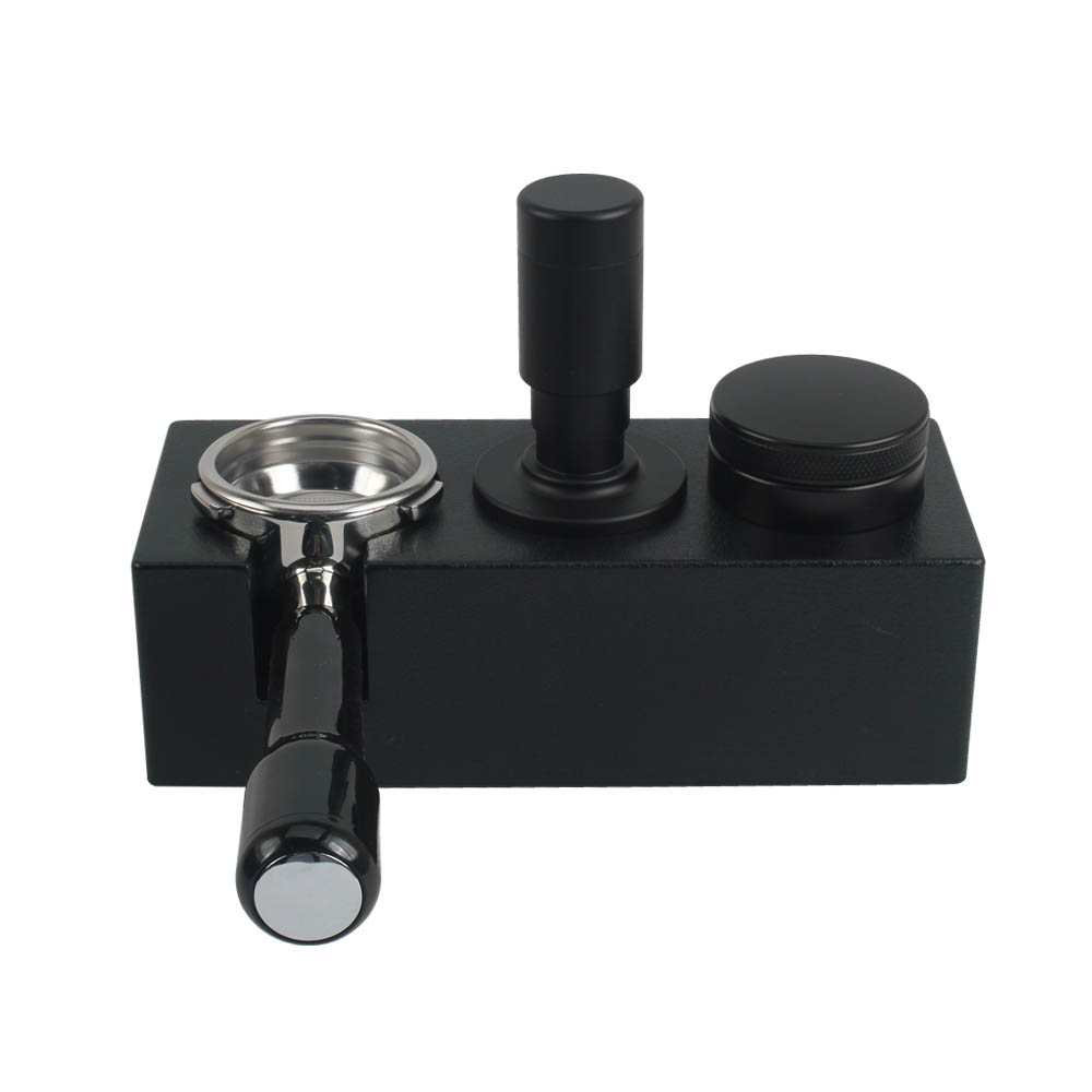 Tamper Station Anti-Slip Espresso Tamping Stand Black