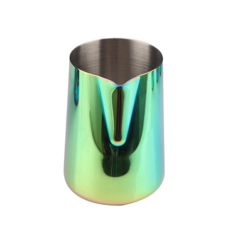 PVD Stainless Steel Espresso Steaming Pitcher Jug — 5