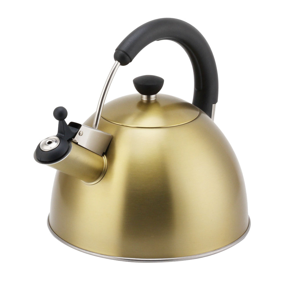 Modern S/S Whistling Kettle for Kitchen Golden — product information