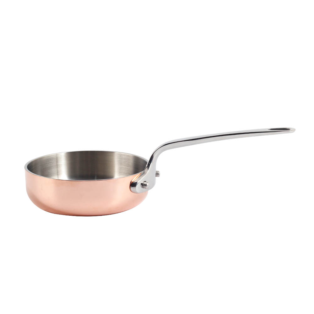 Rose Gold Tri-Ply Stainless Steel Mini Sauce Pan — product information