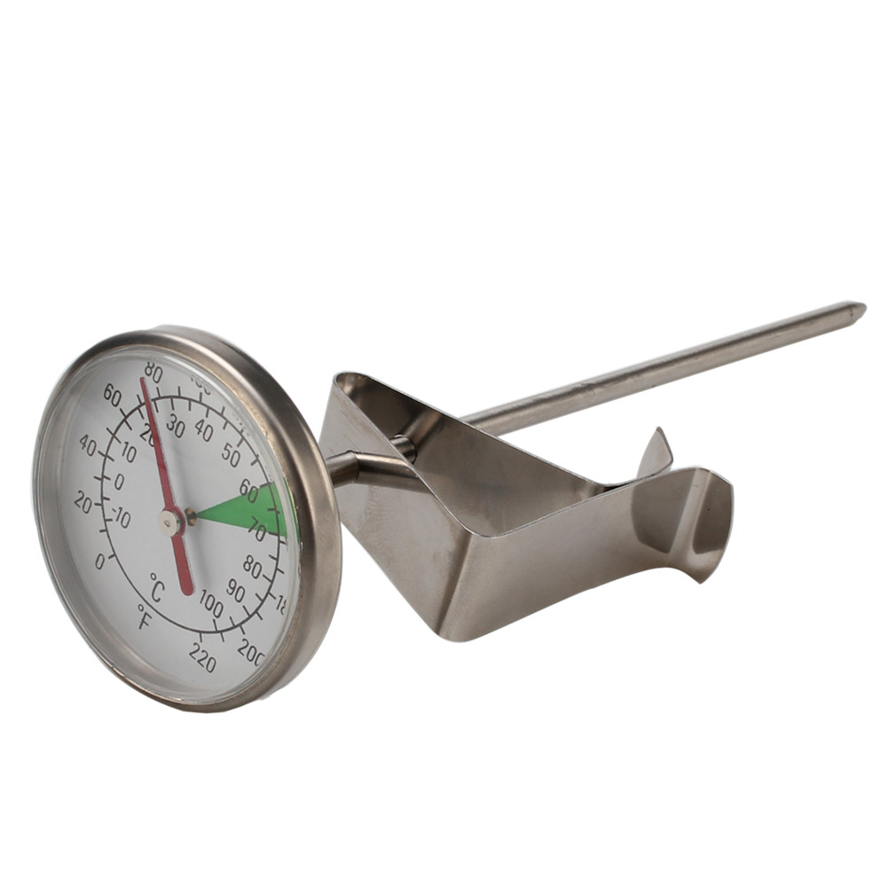20 OZ Milk Frothing Pitcher With Thermometer for Steaming Milk — 4