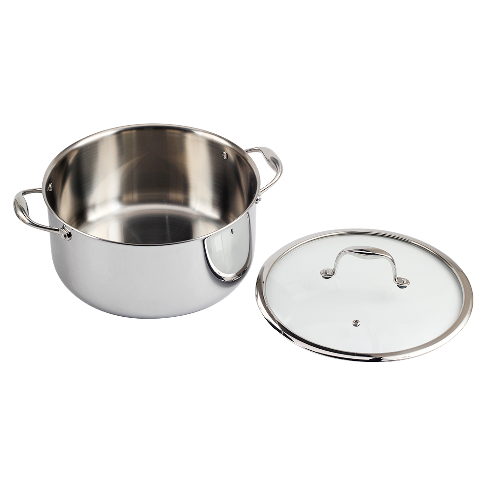 Stainless Steel Stock Pot With Handle — 5