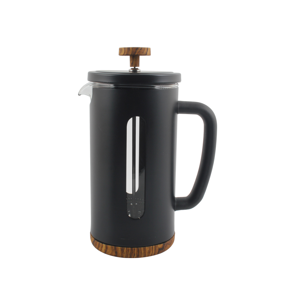 1 Liter Glass French Press Coffee Maker, Cold Brew Coffee Pot Tea Press for Kitchen — 2