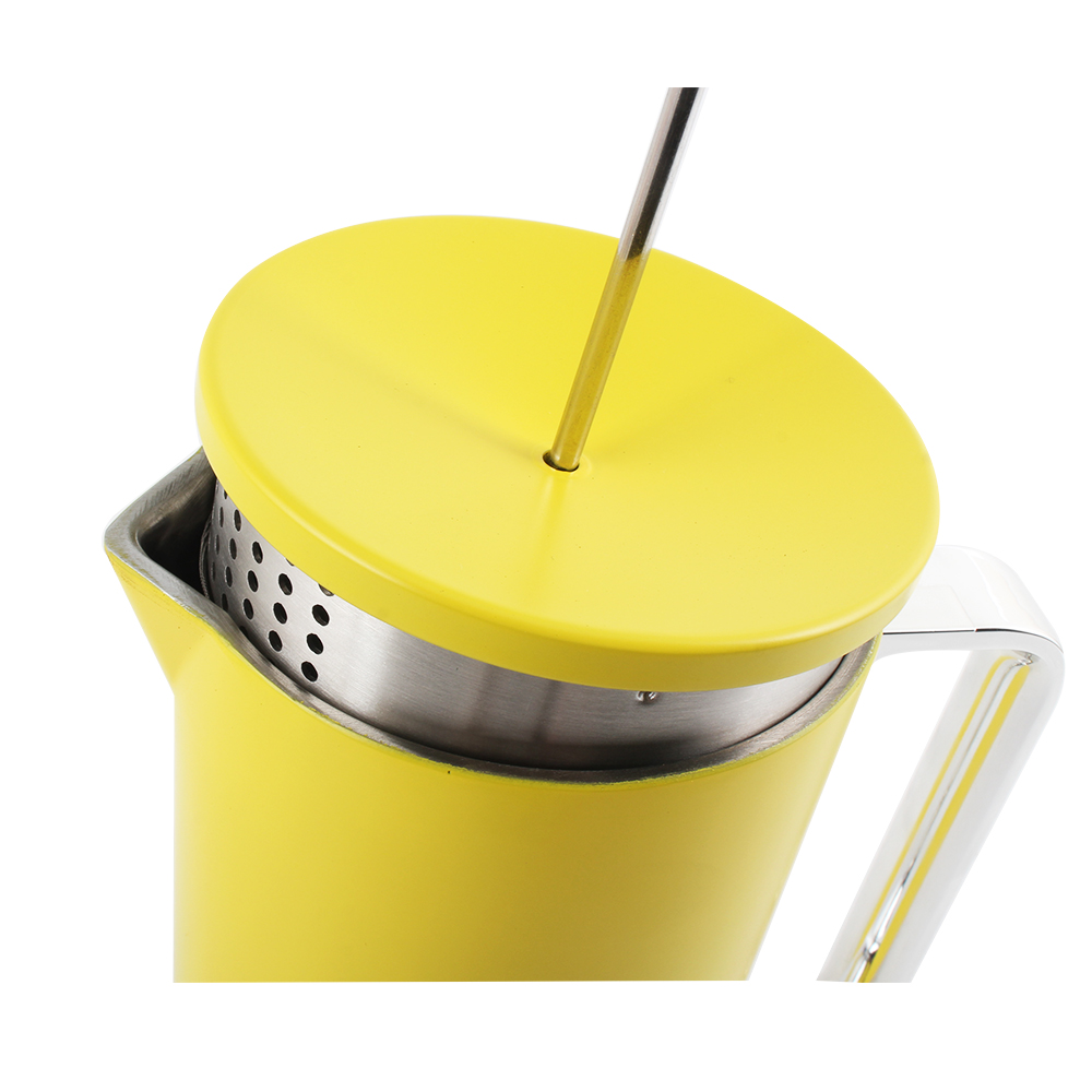Double Wall Stainless Steel Coffee Maker, Modern French Press — product information