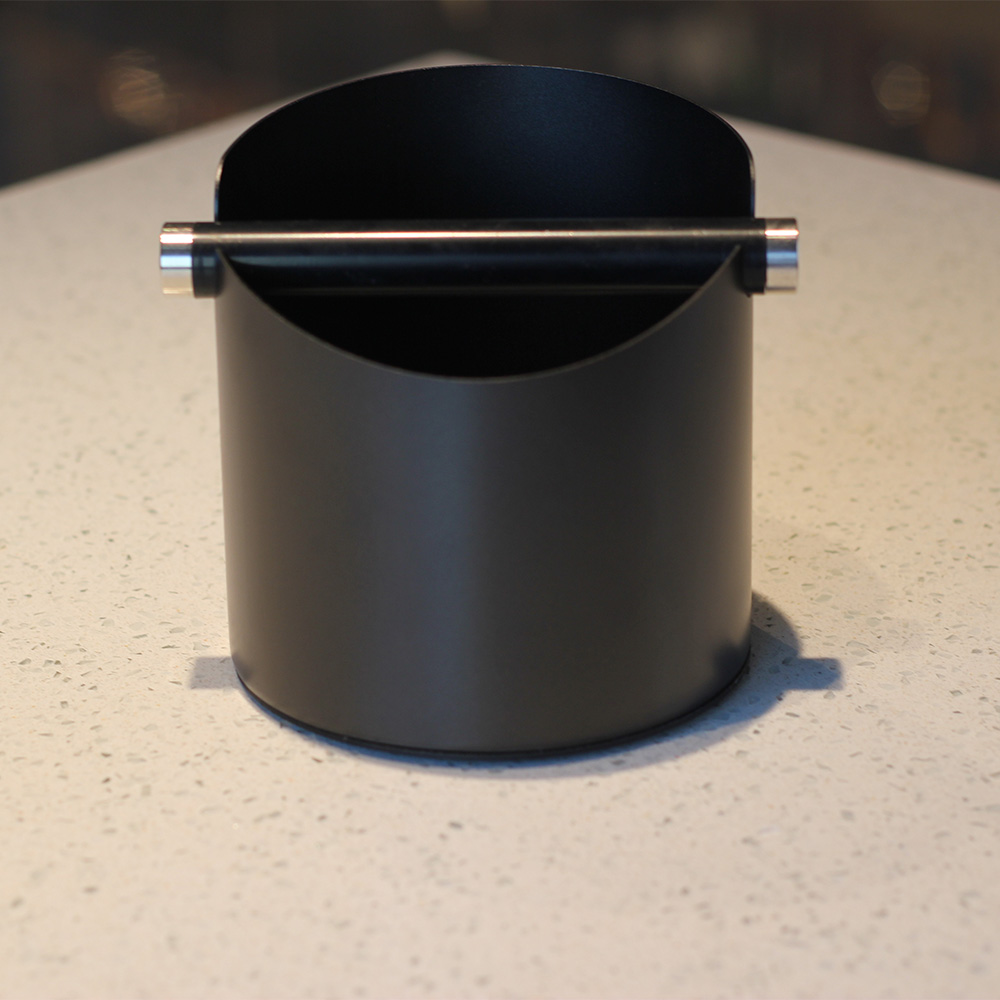 Coffee Knock Box Black With Removable Knock Bar — 5