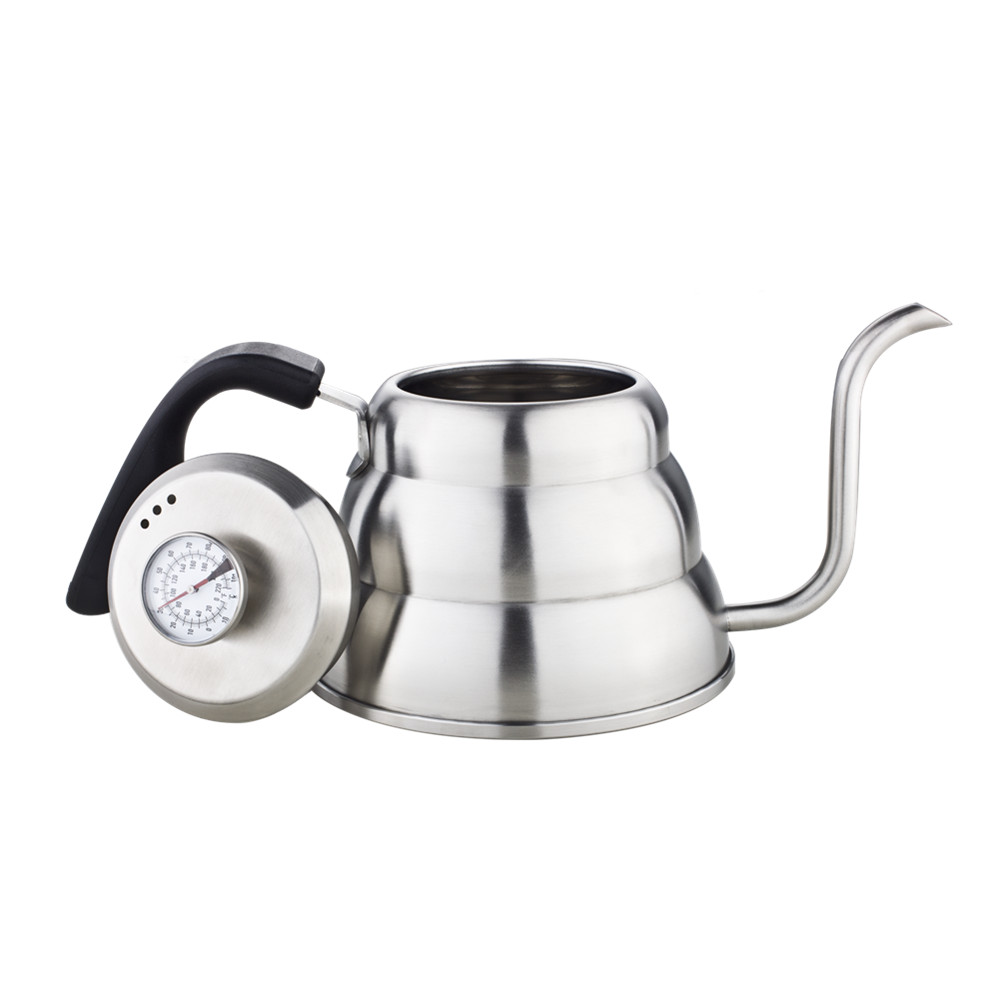 1.0L Coffee Kettle With Thermometer — product information