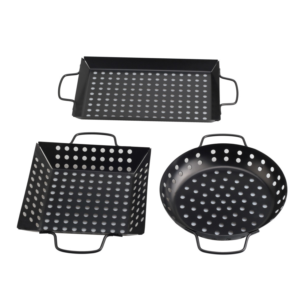 Essential Grilling Accessories For Outdoor Grill & BBQ, Premium Nonstick Grilling Basket/Grill Net — 4