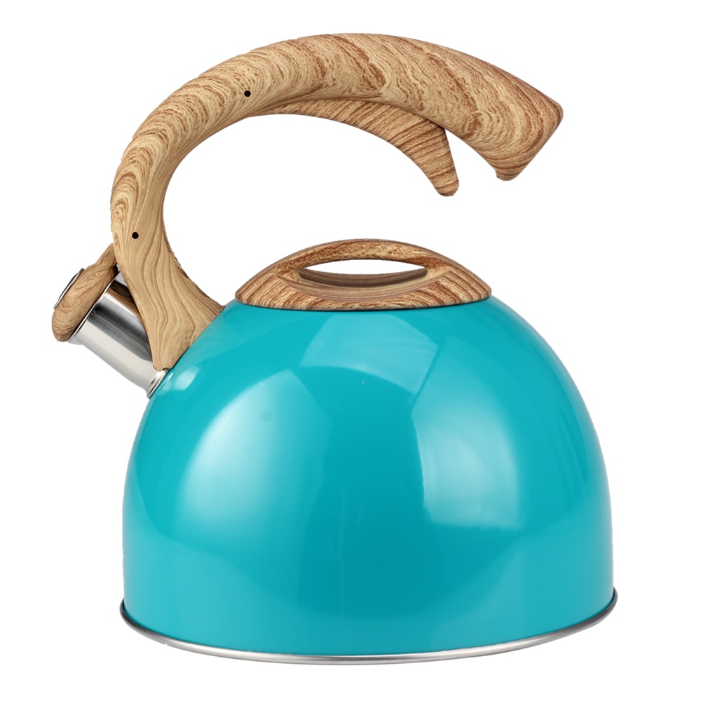 Whistling Kettle With Wood Handle - Kettle Induction Whistling Kettle Made Of Stainless Steel — product information