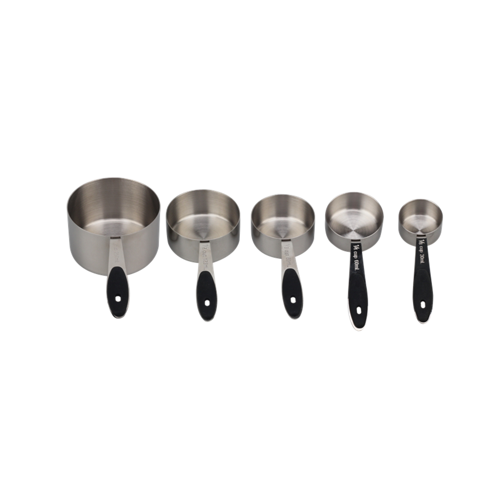 18/8 Stainless Steel Measuring Cups Set of 5 for Measuring Dry and Liquid Ingredients