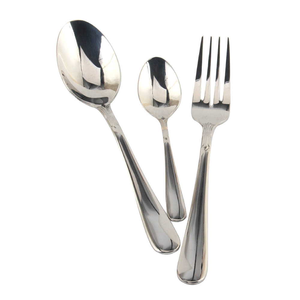 Stainless Steel Mirror Polished Tableware Set for Home Kitchen Restaurant Party,Spoon& fork — 4