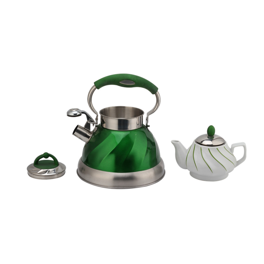 Whistling Kettle-Stainless Steel-Kettle With Design — product information