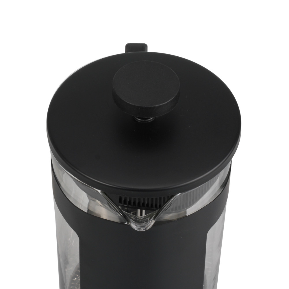 Borosilicate Glass Coffee Brewer With Stainless Steel Plunger — 3
