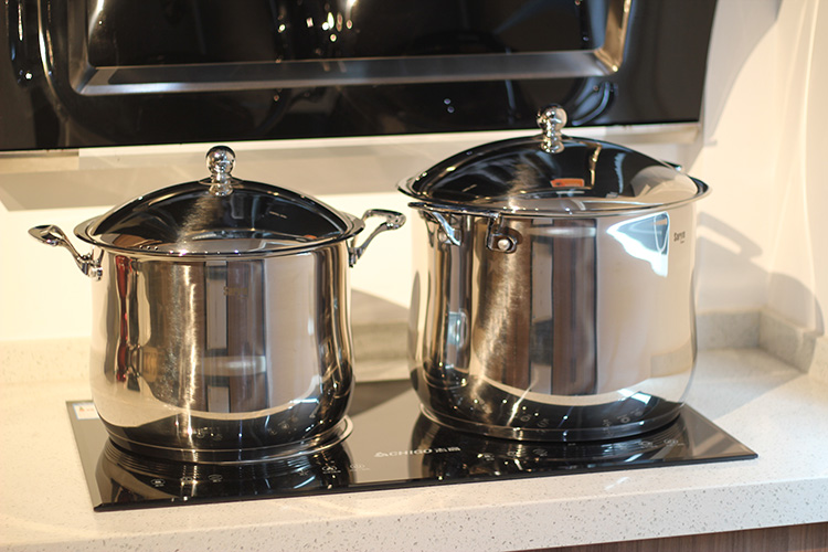3pcs Stainless Steel Stockpot — 6