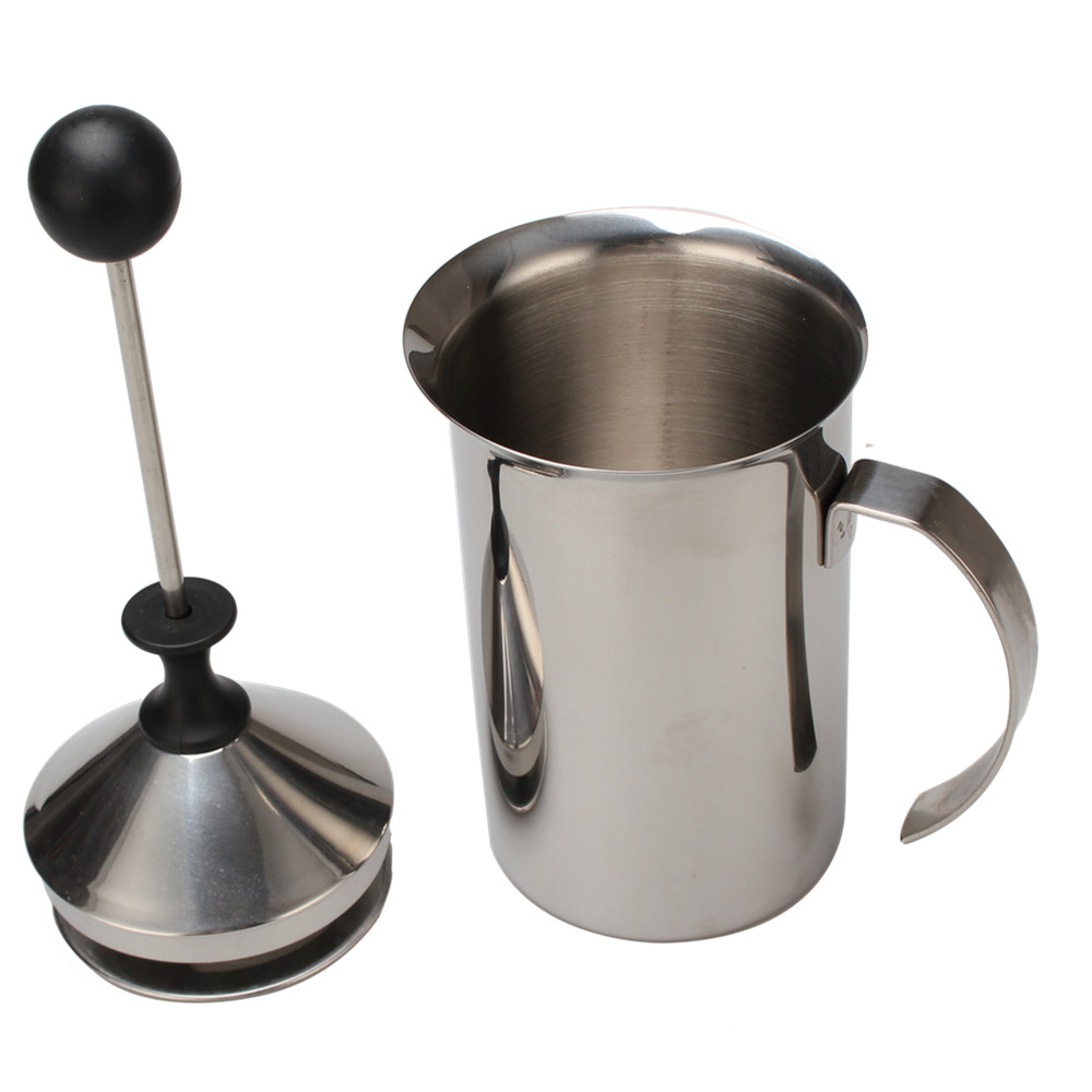 Stainless Steel Manual Milk Foamer — product information