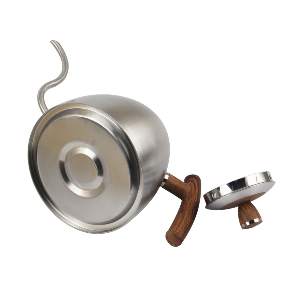 Stovetop Induction Goose Necked Kettle Slow Pour Drip Spout — 4