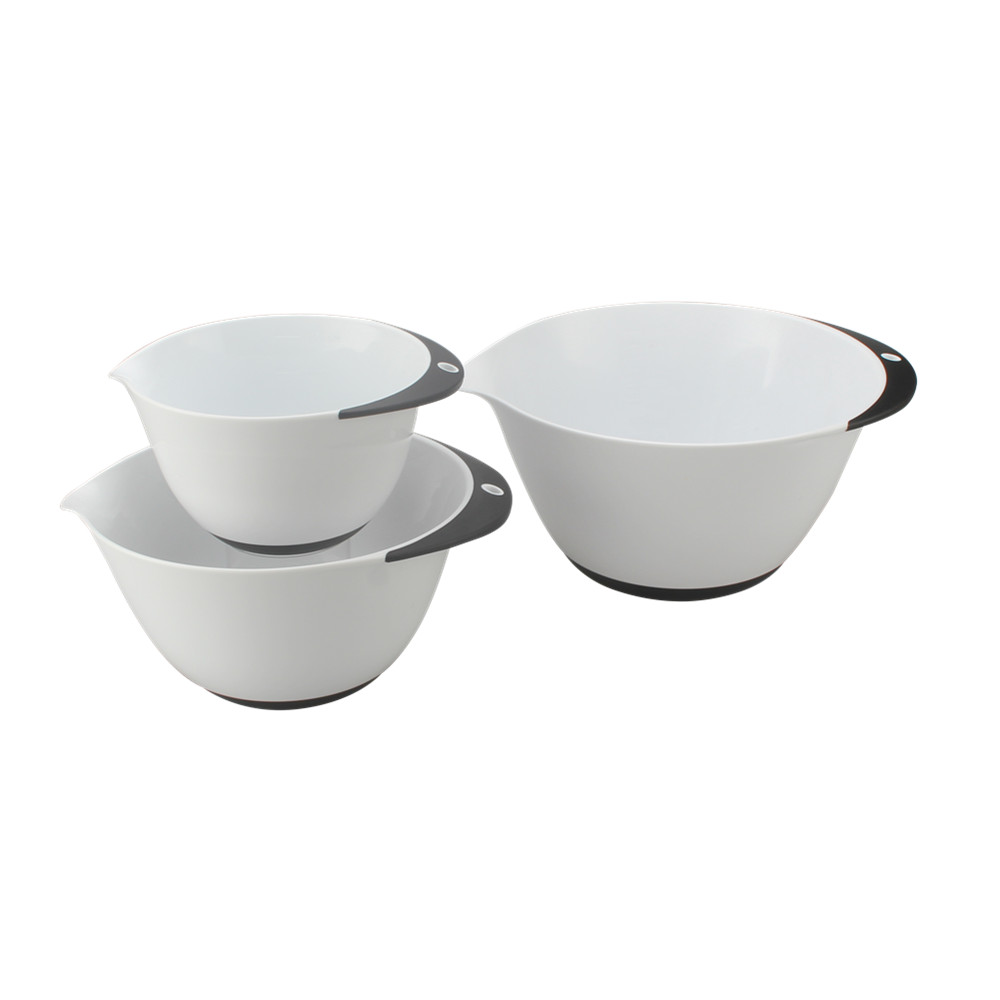 3pcs Plastic Mixing Bowl Set — 10