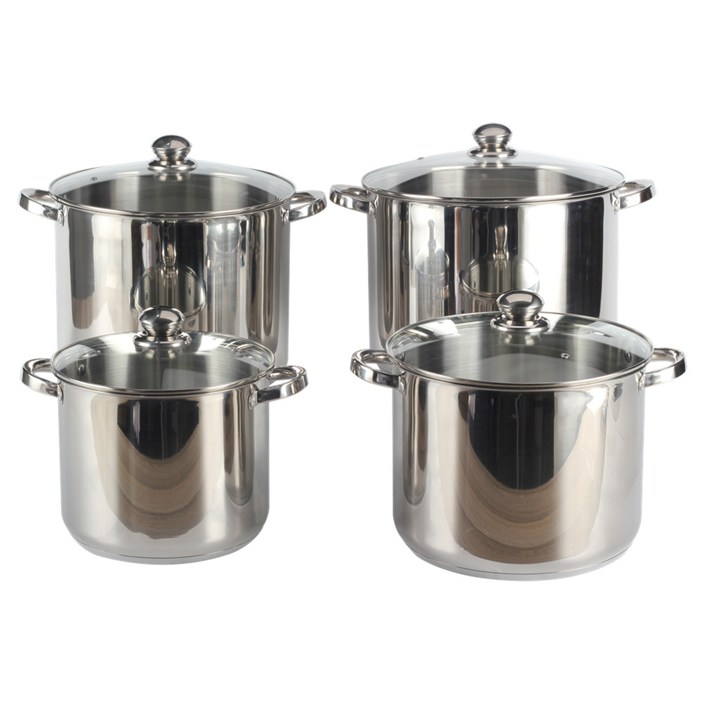 Stainless Stockpot With Cover — product information