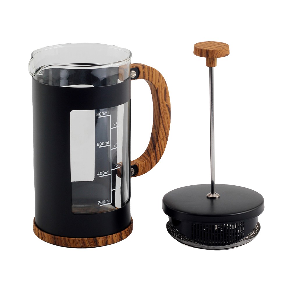 French Press Coffee Maker With Stainless Steel Frame — product information