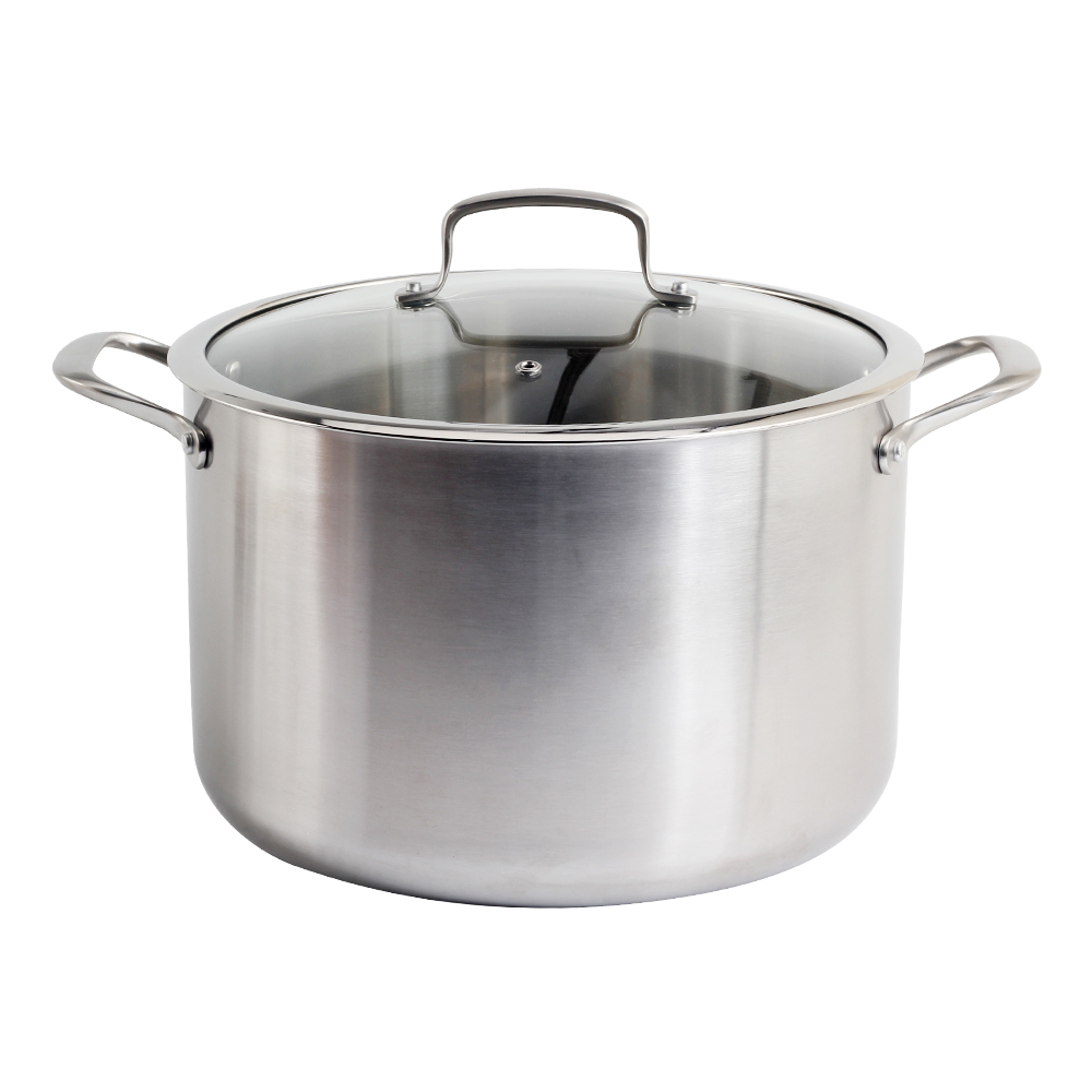 Tri-Ply Stainless Steel Stock Pot