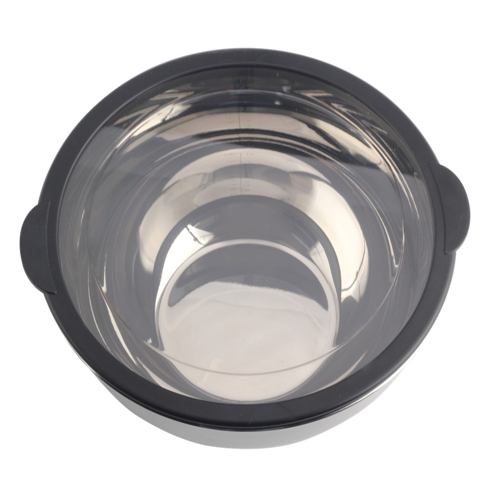 4.5QT Stainless Steel Mixing Bowl with Nonslip Silicone Bottom Metal Kitchen Bowl — product information
