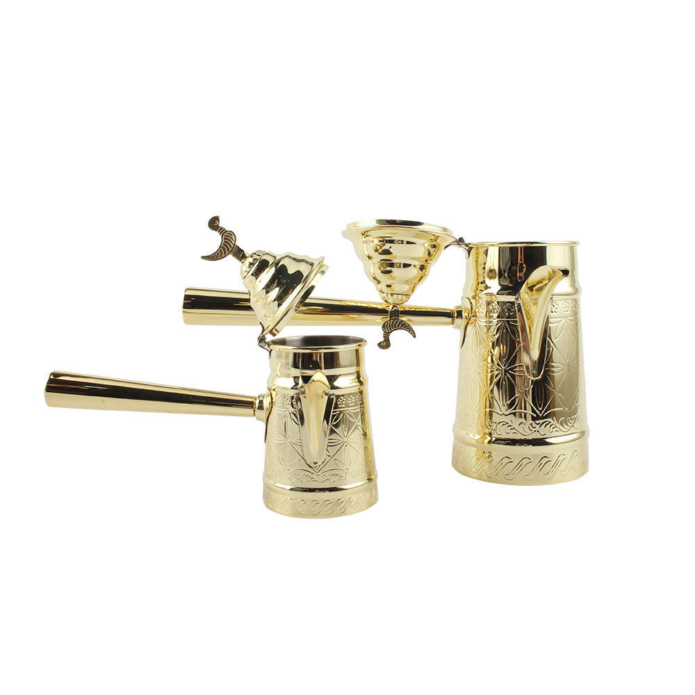 Luxury Arabic Turkish Style Sand Casted Embossed Coffee Pot, Unique Tea Pot & Coffee Pot — 2