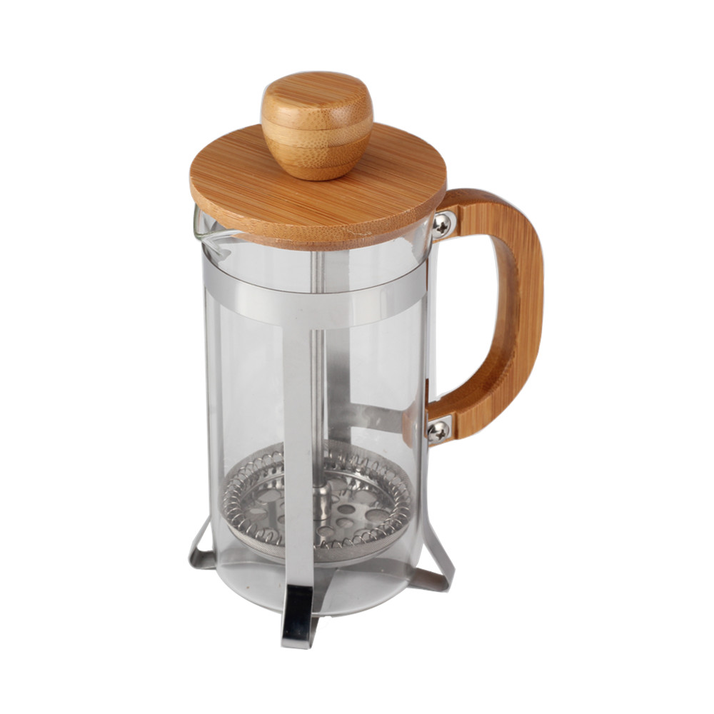 Single Cup French Press With Bamboo Lid — 4