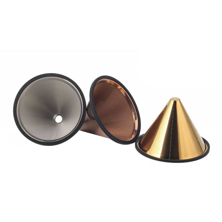 Reusable Drip Coffee Filter, Paperless Permanent Drip Cone Coffee Filter — product information