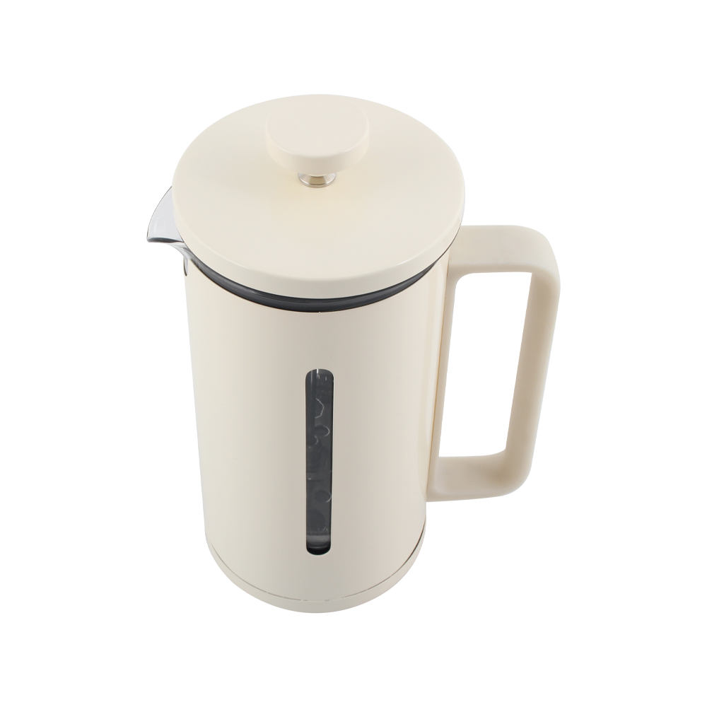 Borosilicate Glass Stainless Steel Brewer, Large Portable Cold Brew Cafetera Press — product information