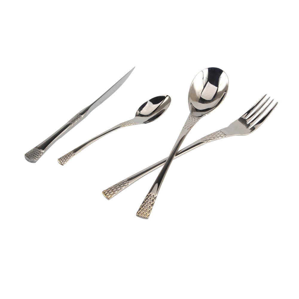 Stainless Steel Tableware Cutlery Set for Home Restaurant Party  Include Forks Spoons Knives, Mirror Polished Tableware Set — 10