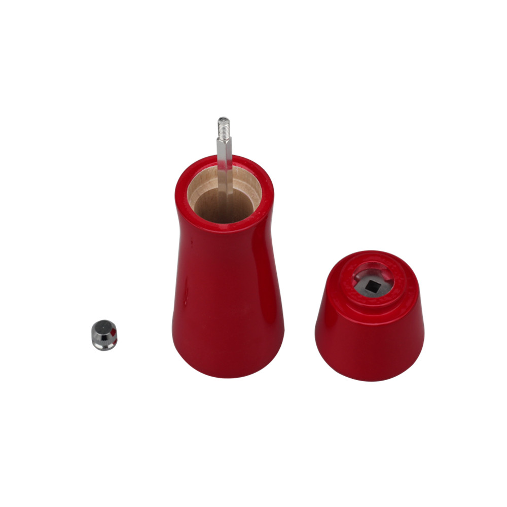 Retro Style Wooden Pepper Mill, Grinding Mechanism Salt Mill Refillable — product information