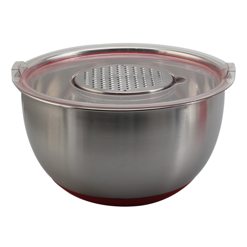 Silicone Base Mixing Bowl With 3pcs Graters — 4