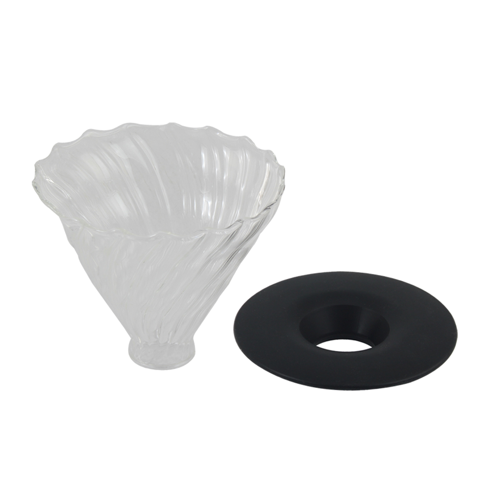 Borosilicate Glass Coffee Dripper And Filter — 6