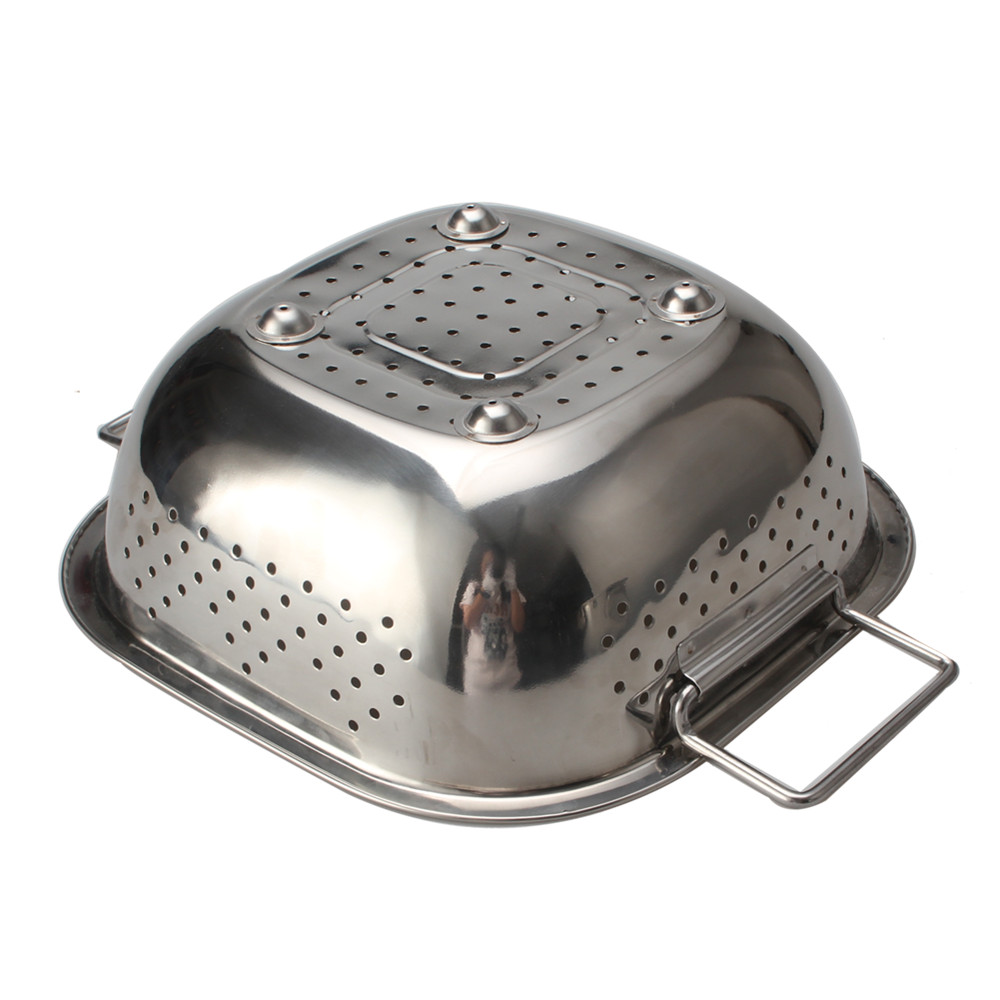 Square Colander, Food Storage Bowl Set — 7