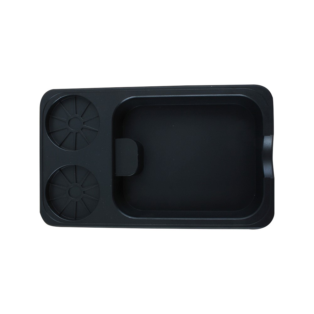 Espresso Tamping Stand Black Solid Holder, Espresso Coffee Organizer Box Fit — 2