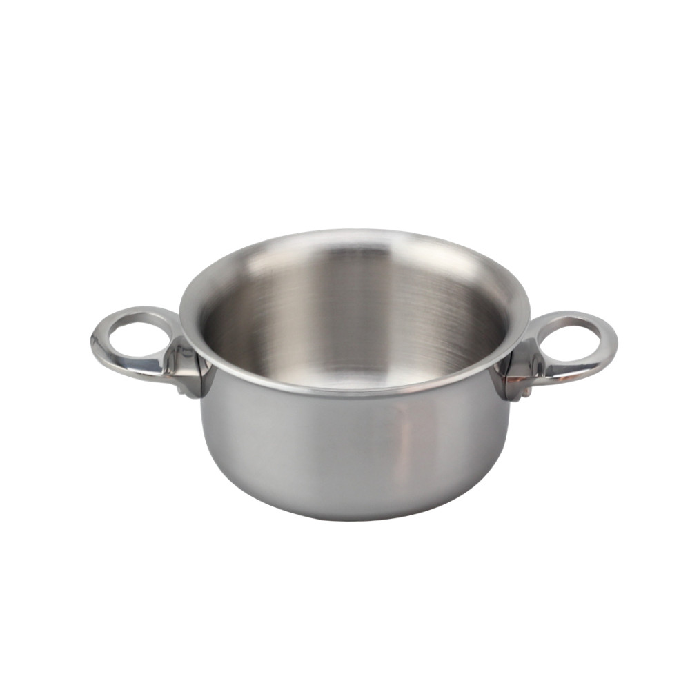 Silver Triply Mini Stainless Steel  Sauce Pot — 3