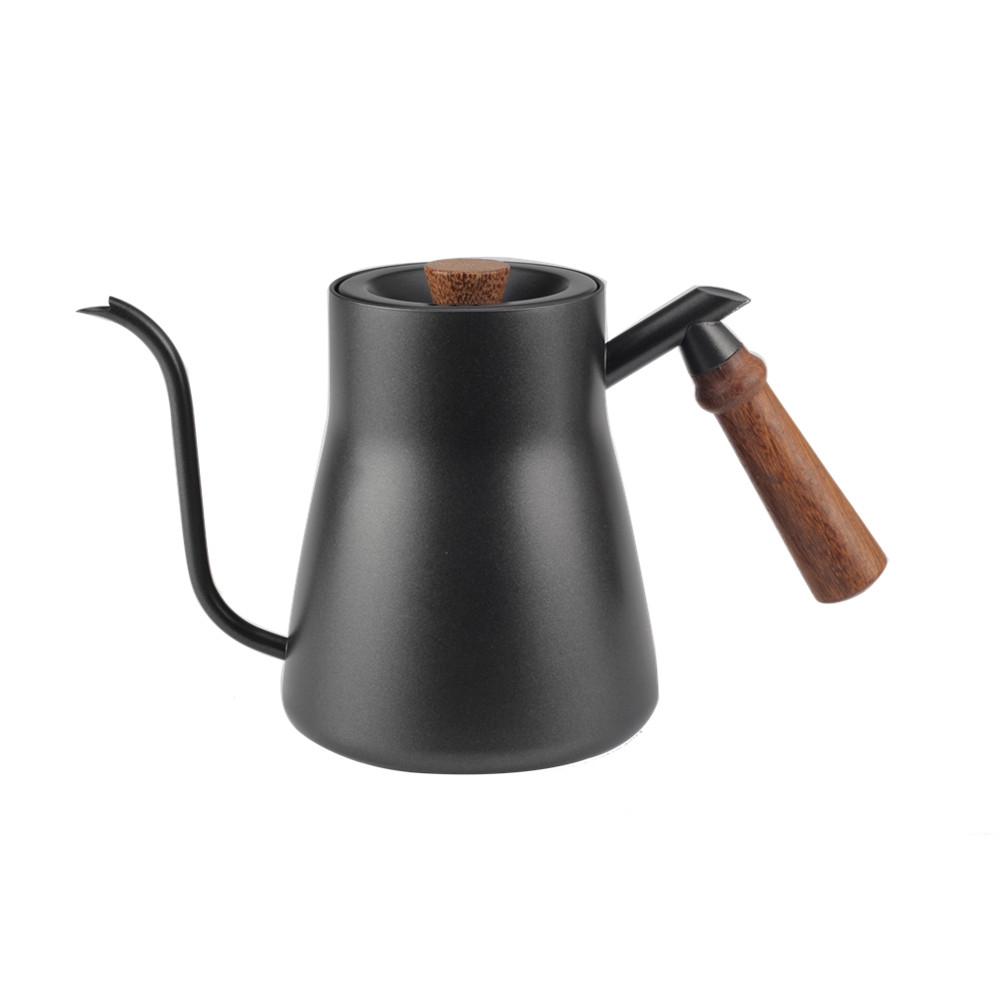 Teflon Coating Coffee Pouring Kettle With Lid — 6